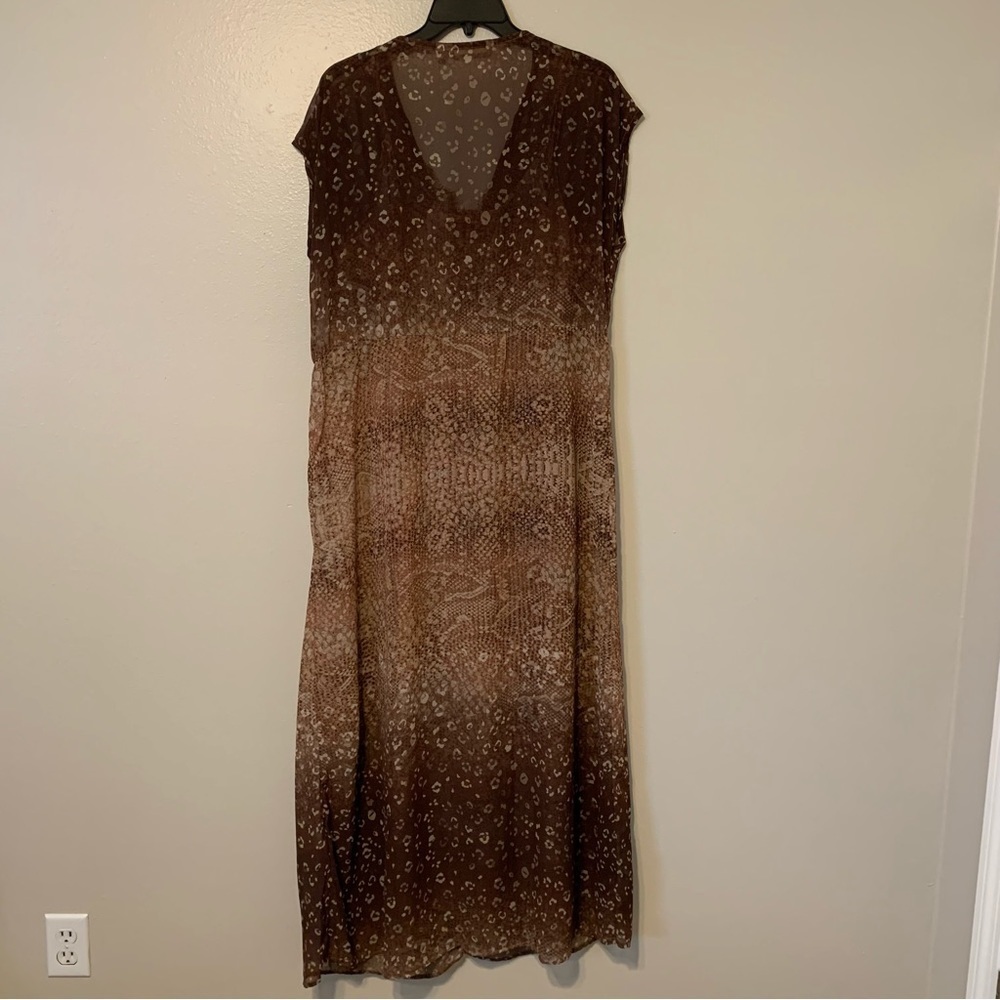 Soft Surroundings Catriona Chiffon Maxi Dress 2 Piece - Picture 13 of 13